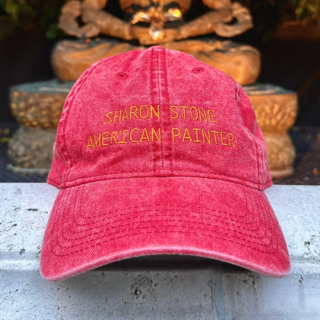 Sharon Stone American Painter Hat - Red